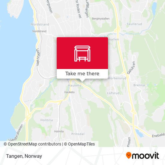 Tangen map