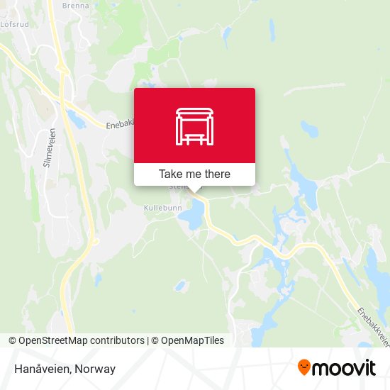 Hanåveien map