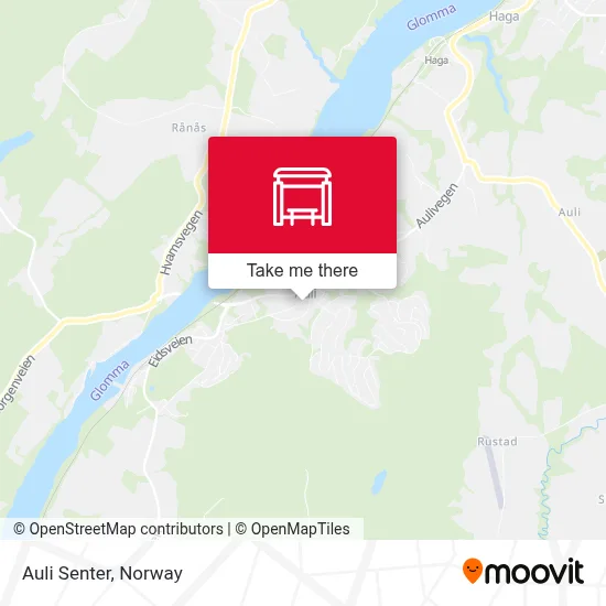 Auli Senter map