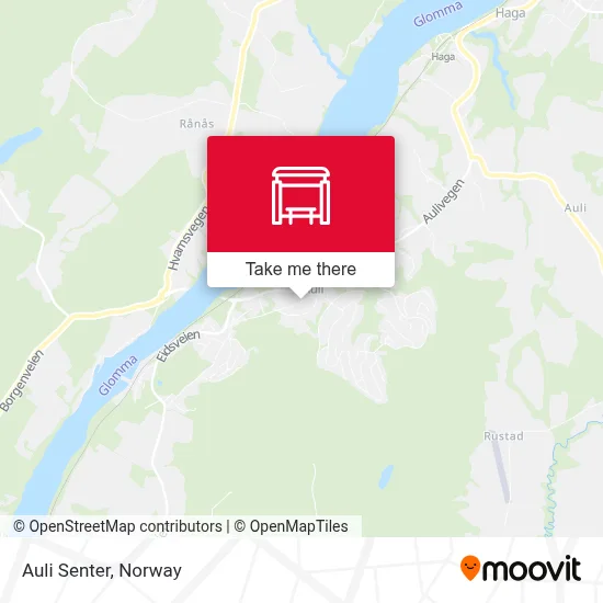 Auli Senter map