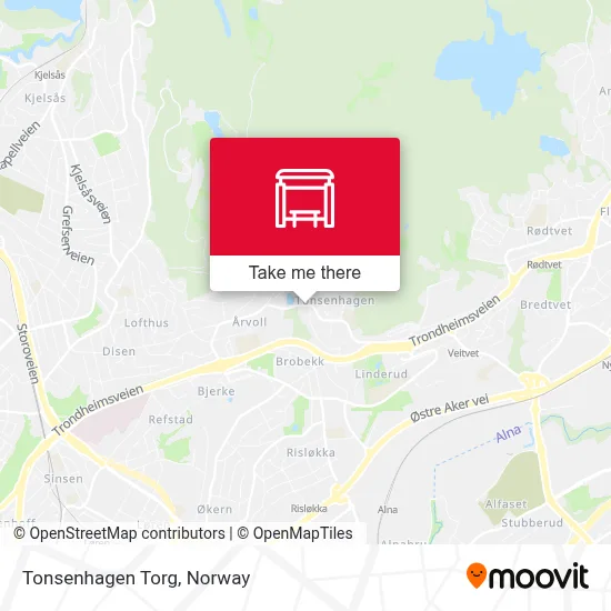 Tonsenhagen Torg map