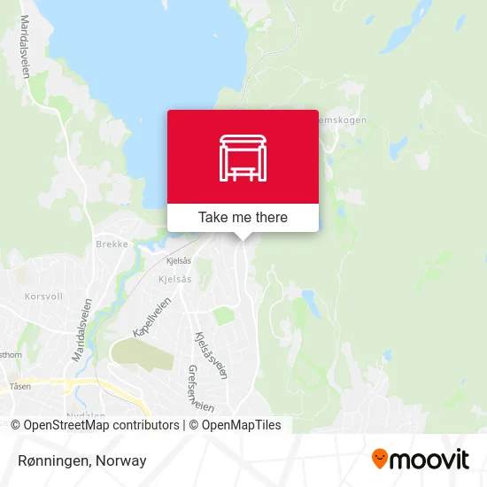 Rønningen map