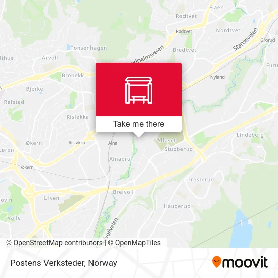 Postens Verksteder map