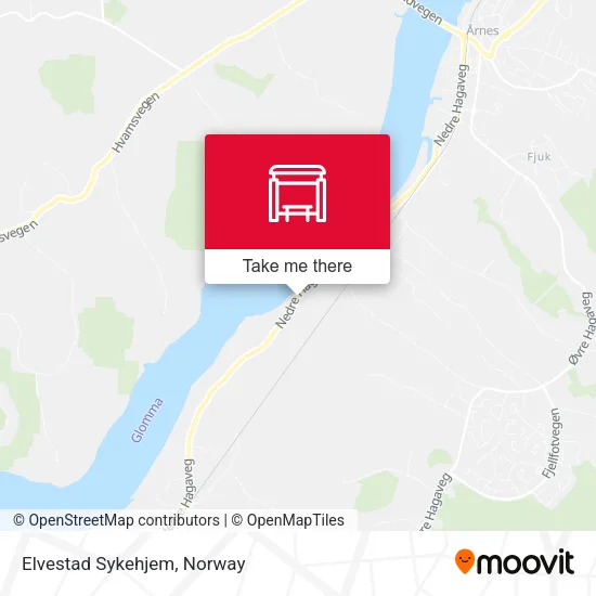 Elvestad Sykehjem map