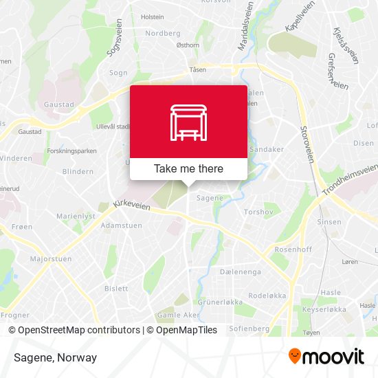 Sagene map