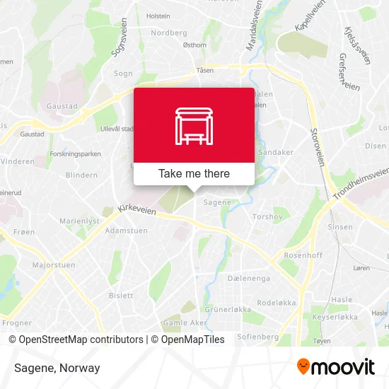 Sagene map