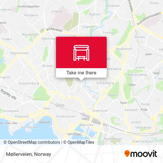 Møllerveien map