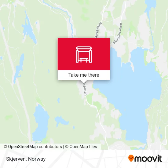 Skjerven map