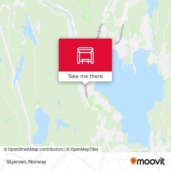 Skjerven map