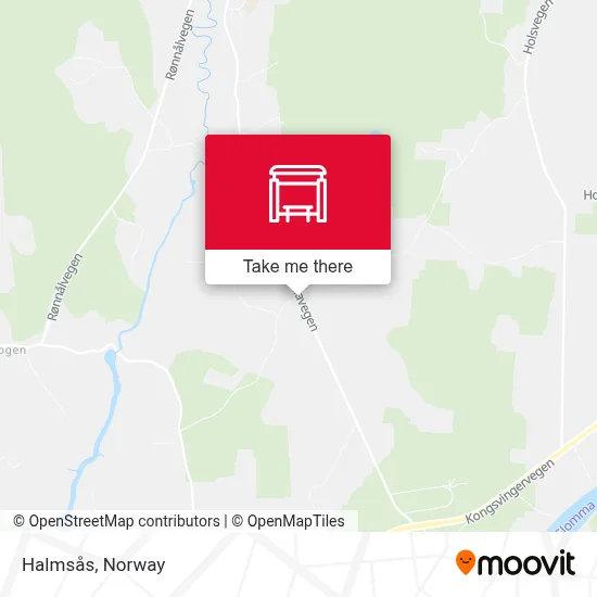 Halmsås map