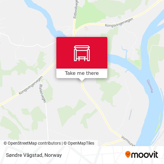 Søndre Vågstad map