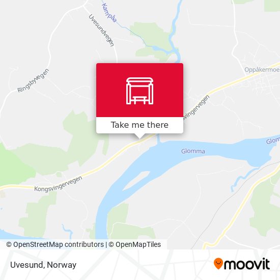 Uvesund map