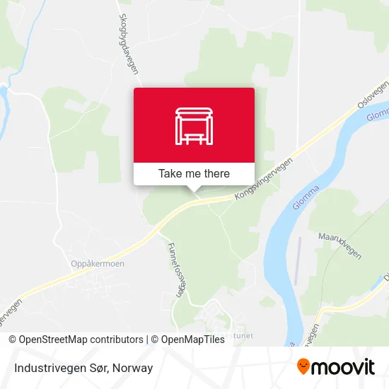 Industrivegen Sør map