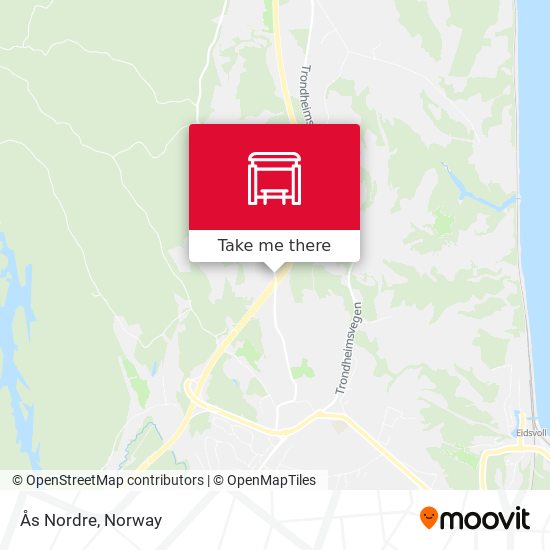 Ås Nordre map