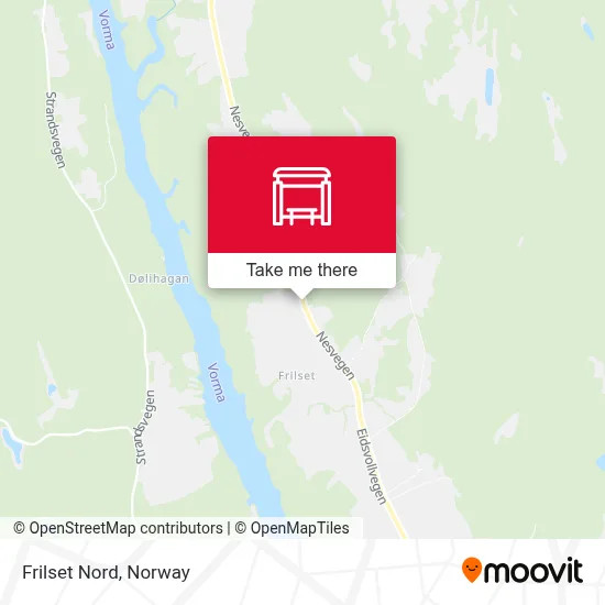 Frilset Nord map