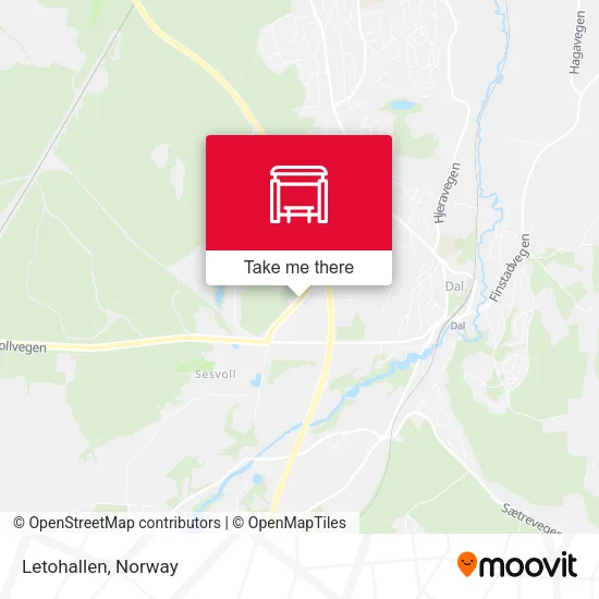 Letohallen map