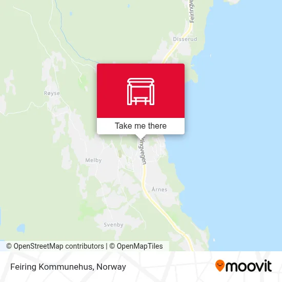 Feiring Kommunehus map