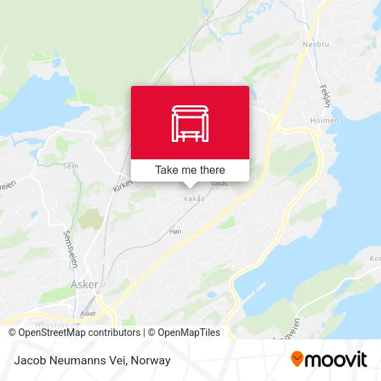 Jacob Neumanns Vei map