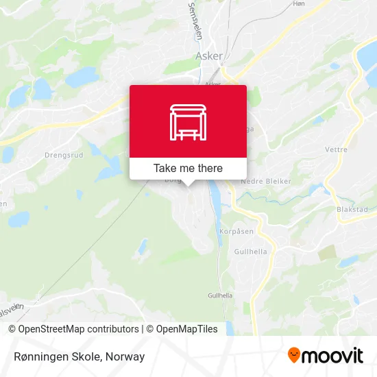 Rønningen Skole map