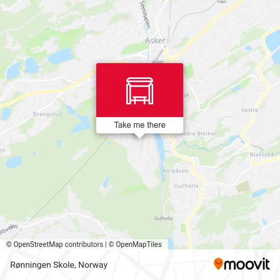 Rønningen Skole map