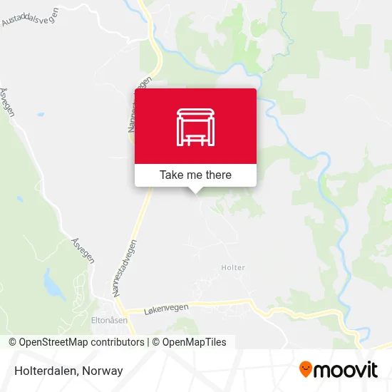 Holterdalen map