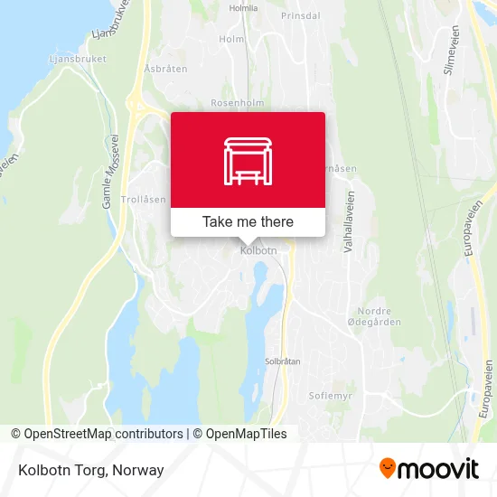 Kolbotn Torg map