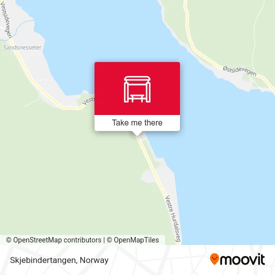 Skjebindertangen map