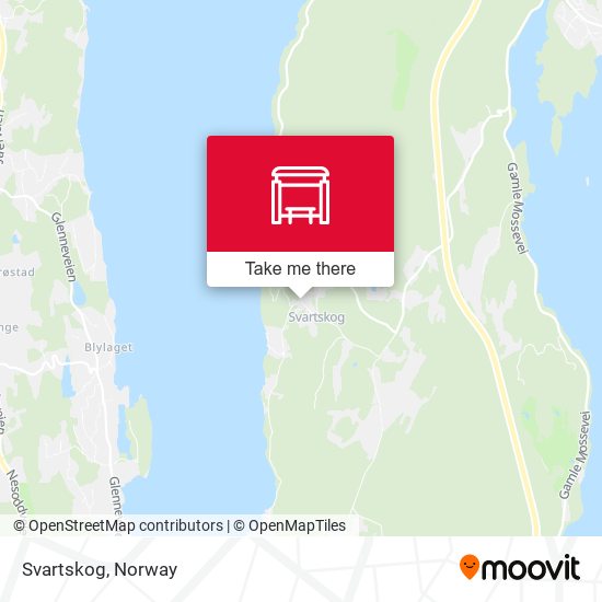 Svartskog map