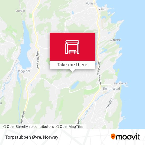 Torpstubben Øvre map