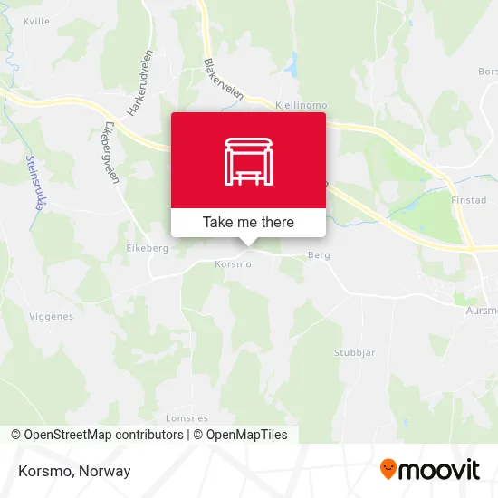 Korsmo map