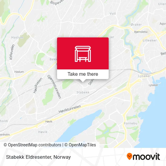 Stabekk Eldresenter map