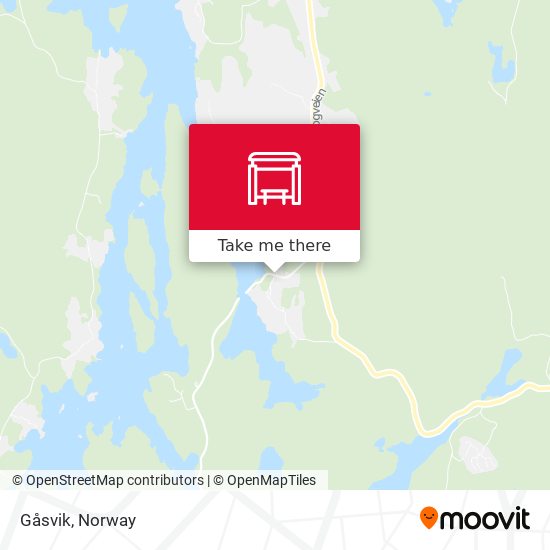 Gåsvik map