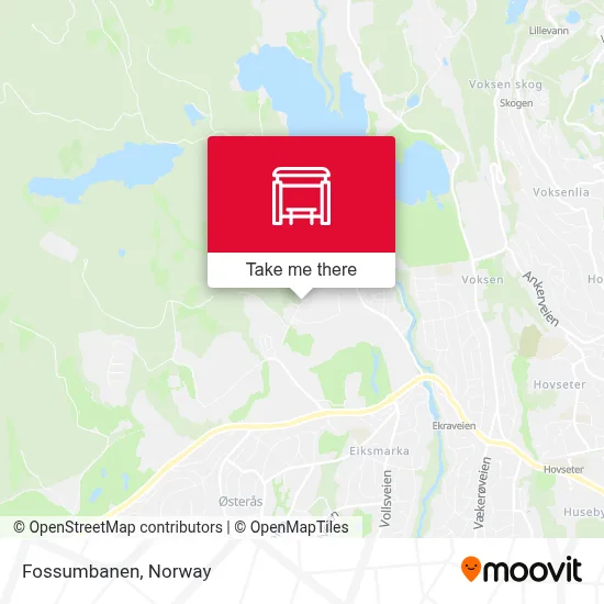 Fossumbanen map