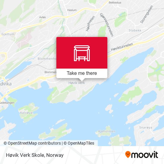 Høvik Verk Skole map