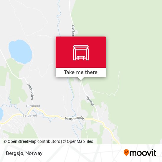 Bergsjø map