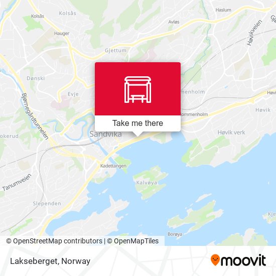 Lakseberget map