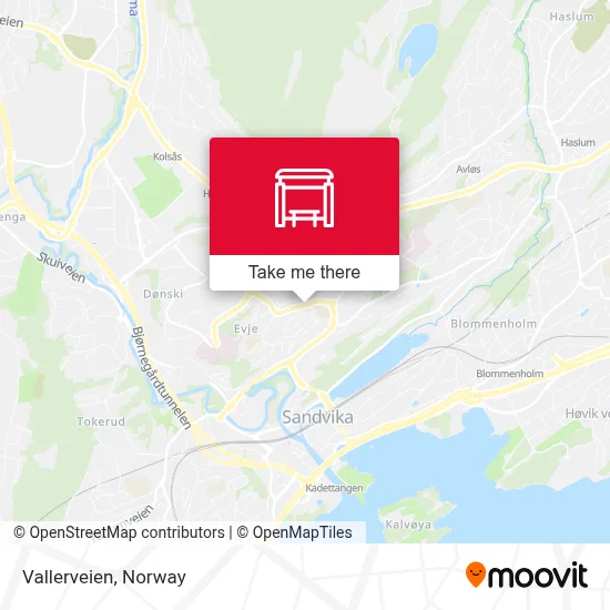 Vallerveien map