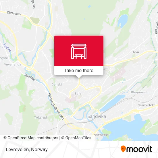 Levreveien map