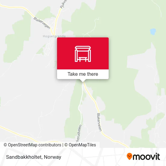 Sandbakkholtet map
