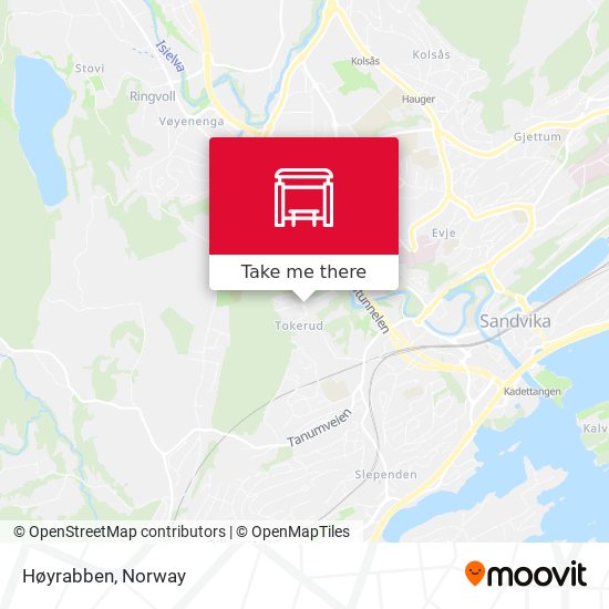 Høyrabben map