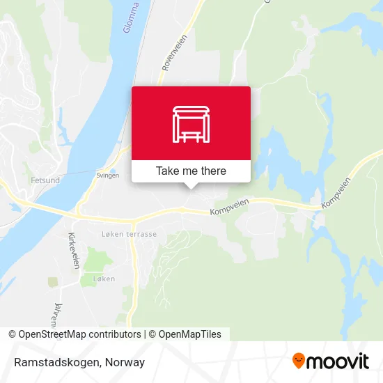 Ramstadskogen map