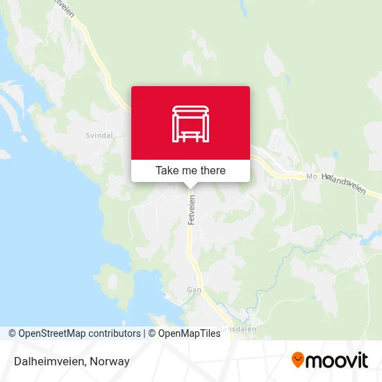 Dalheimveien map