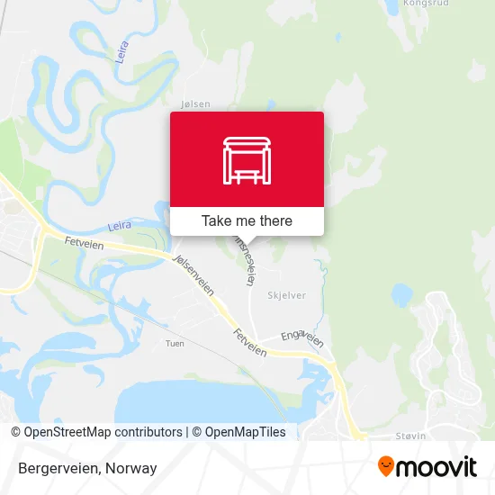 Bergerveien map