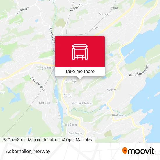 Askerhallen map