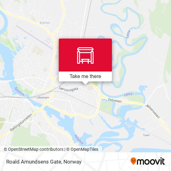 Roald Amundsens Gate map