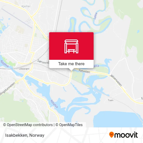 Isakbekken map