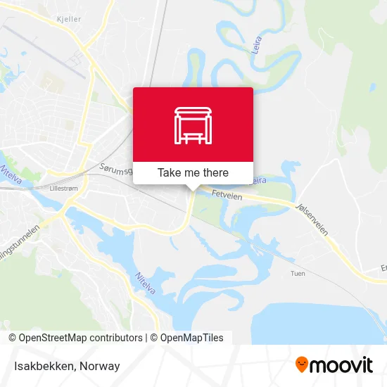 Isakbekken map