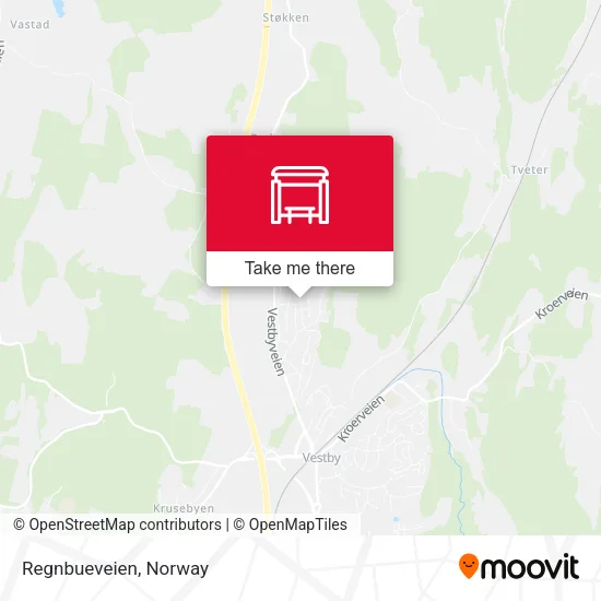 Regnbueveien map