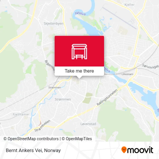 Bernt Ankers Vei map