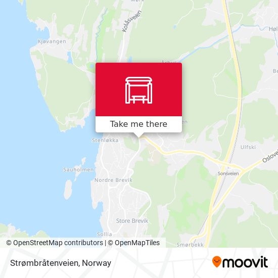 Strømbråtenveien map